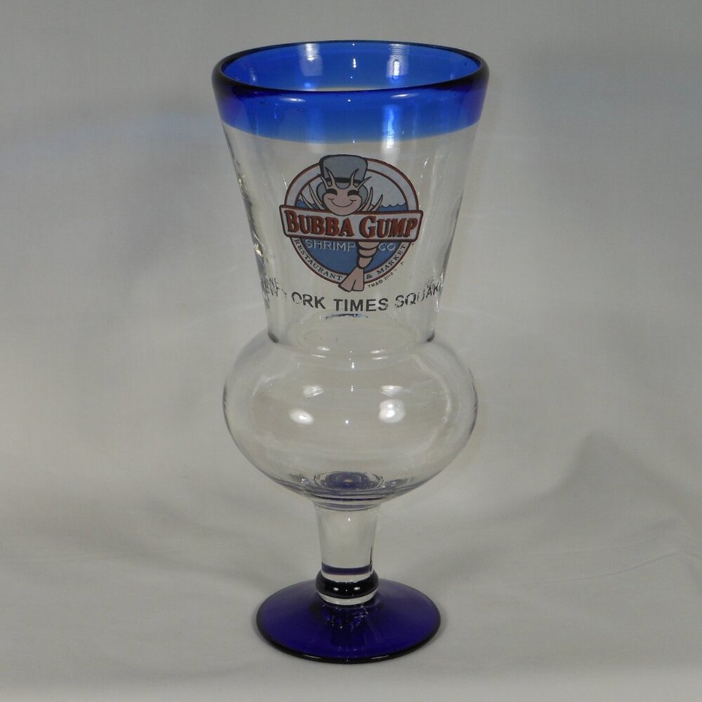 Large drink glass. Bubba Gump Shrimp Co Restaurant 26oz heavy glass